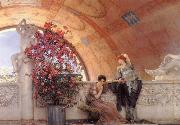 Alma-Tadema, Sir Lawrence Unconscious Rivals, oil painting artist
